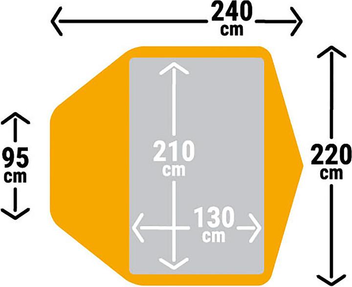 Produktbild Warmpeace Shark (Kuppelzelt, 2.33 kg)