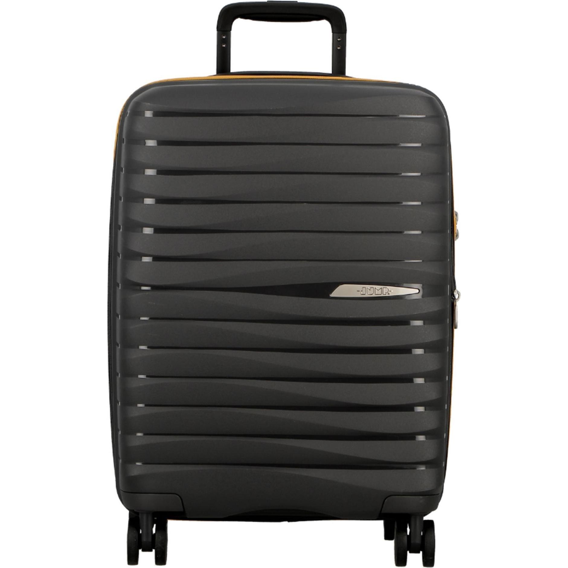 Jump, Koffer, Xwave 4 Rollen Kabinentrolley 55 cm mit Dehnfalte, Grau, (35 l, Handgepäck (bis 50l))