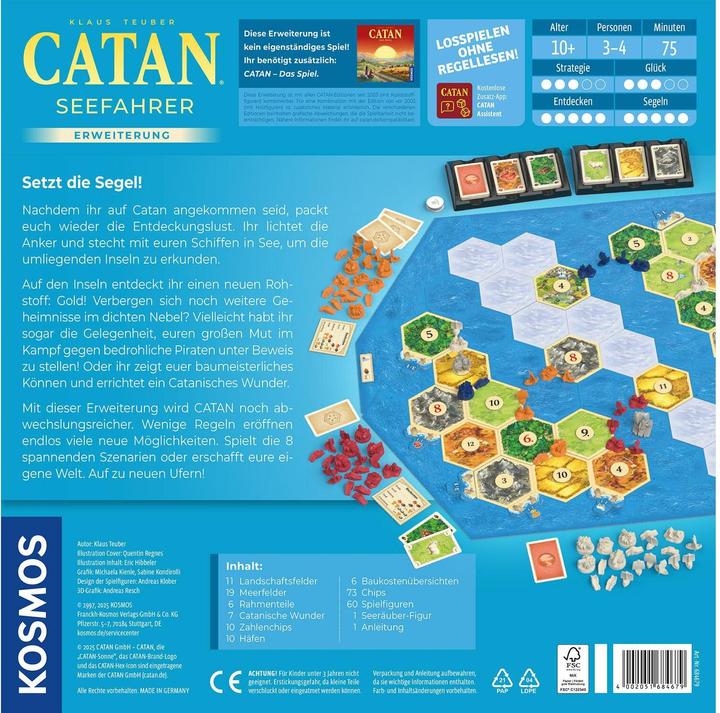 Immagine prodotto Kosmos CATAN - Seefahrer (Tedesco)
