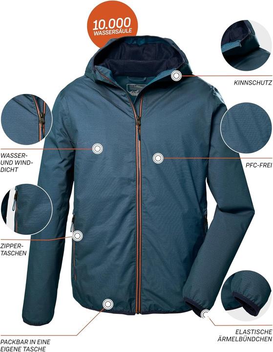 Immagine prodotto Killtec Giacca Funzionale con Cappuccio (4XL)