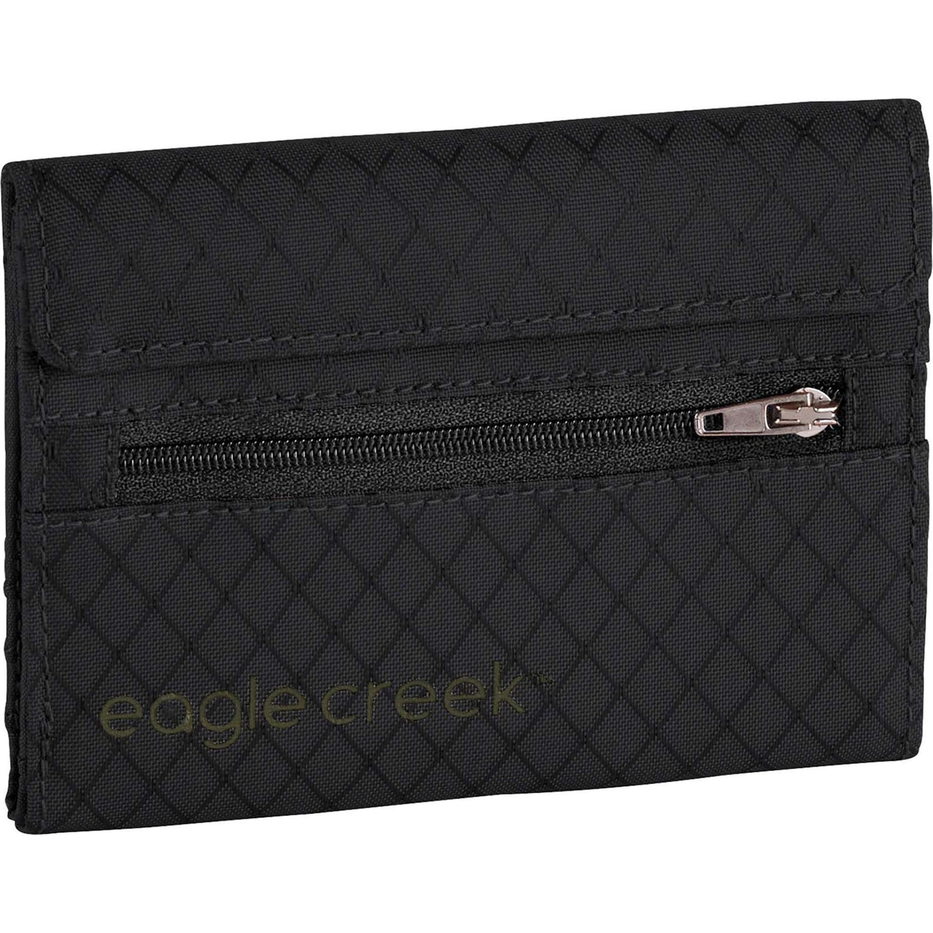 Eagle Creek, Herren, Portemonnaie, Rfid International Tri-Fold Wallet, Schwarz