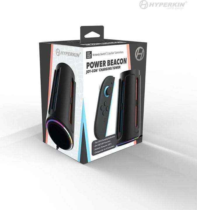 Actual product image Hyperkin Power Beacon Joy-Con Charging Tower (Switch)