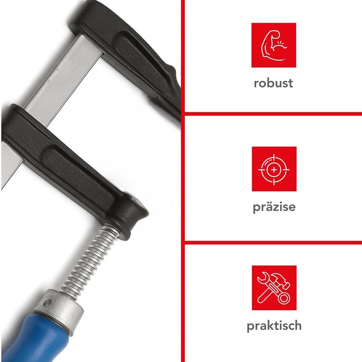 Produktbild Velleman SCHRAUBZWINGE 100 mm x 50 mm (100 mm)