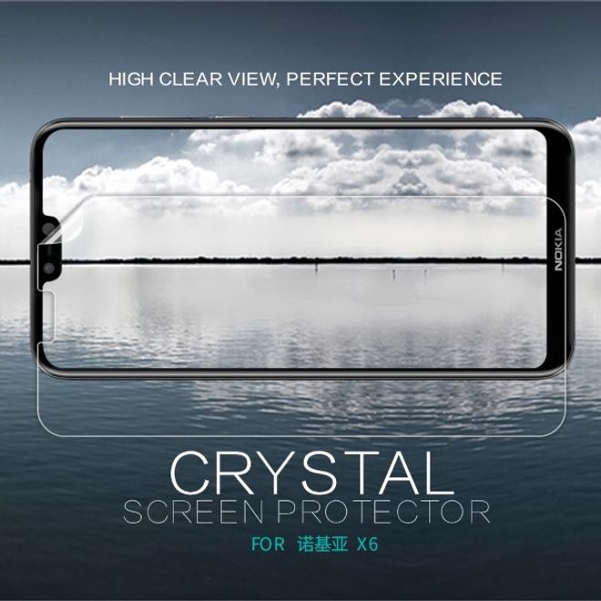 Actual product image Nillkin Super Clear Series Protective Film (1 Piece, Nokia 6.1 Plus)