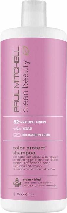 Actual product image Paul Mitchell Clean Beauty Colour Protect Shampoo 1000 ml (Liquid shampoo, 1000 ml)