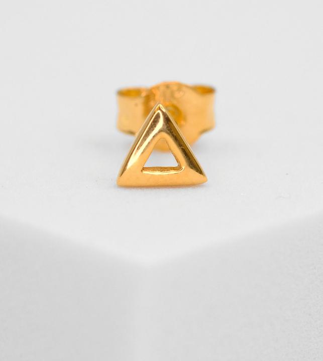 Actual product image Muau Single ear stud (750/18 K Gold)