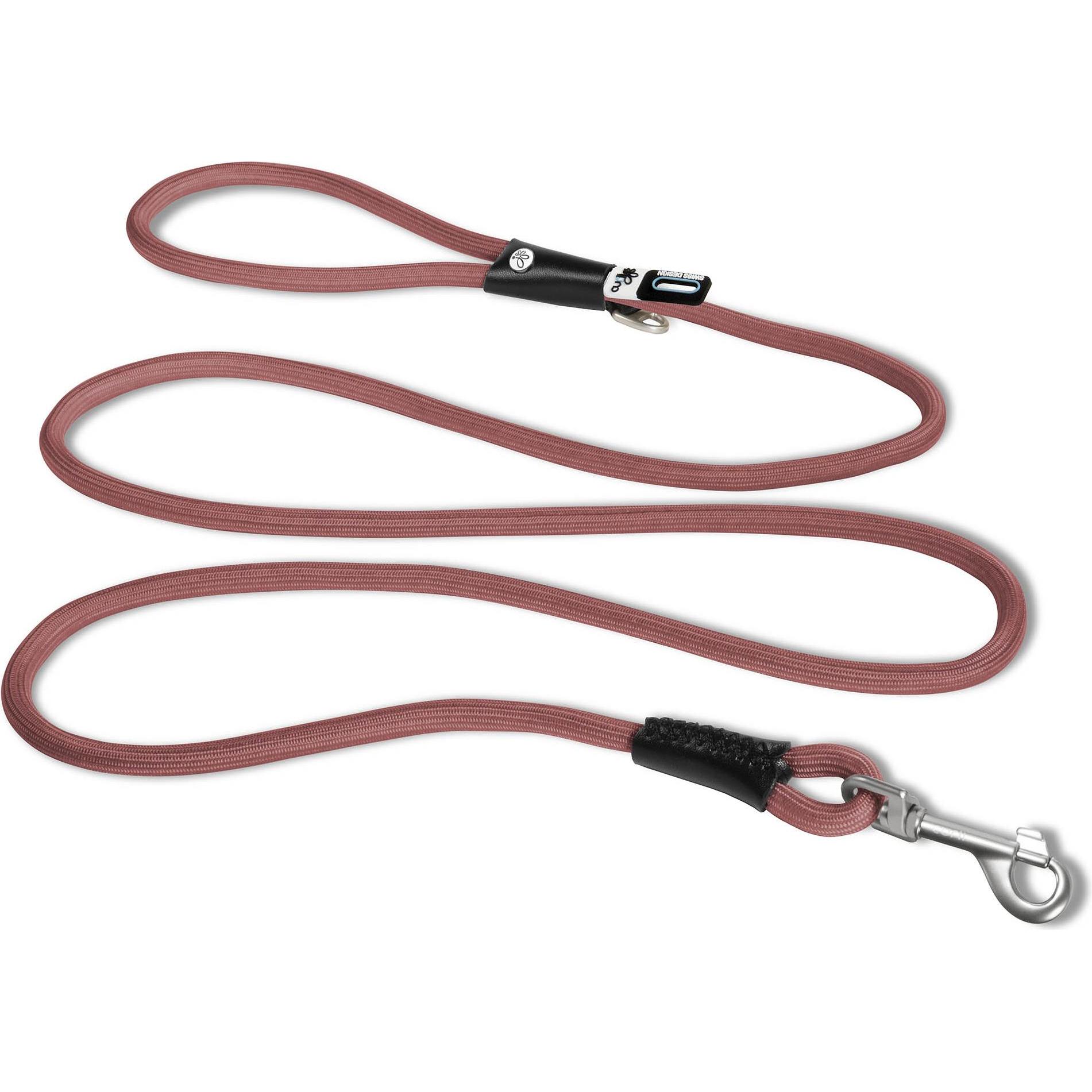 Curli Hundeleine Stretch Comfort ø 8 mm / 1.8 m, Ruby (M, Hund, Allgemein), Halsband + Leine
