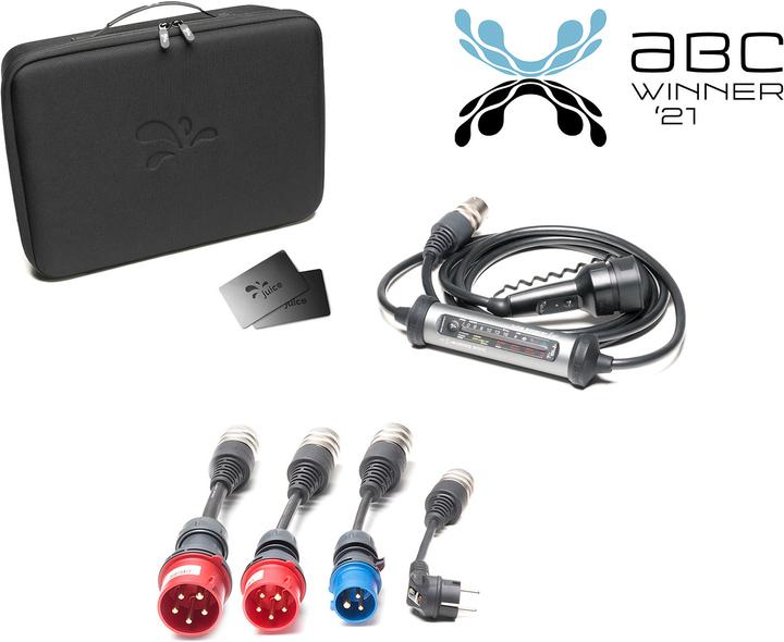 Image du produit Juice Technology Juice Booster 3 air UE Traveller Set (Type 2, 11 kW, 16 A, CEE 7/7, CEE 32, CEE 16)