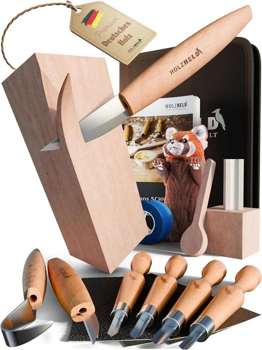 Holzheld Schnitzwerkzeug-Set