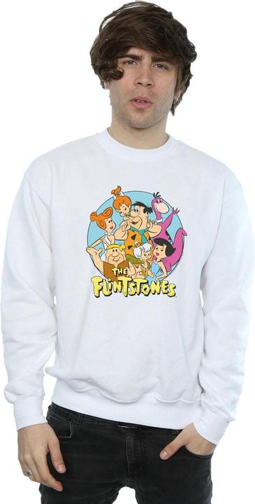 Produktbild The Flintstones Group Circle Sweatshirt (L)