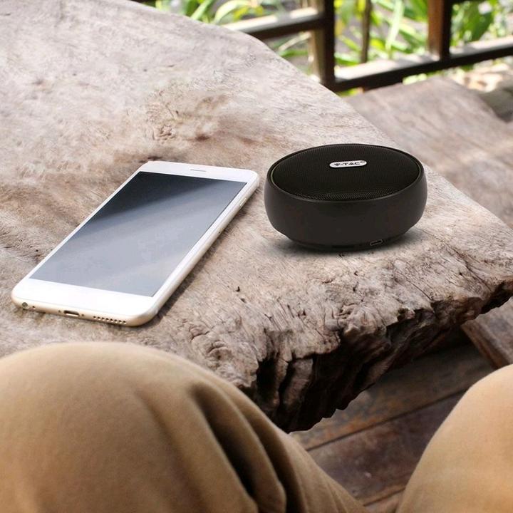 Produktbild V-TAC VT6211 Tragbar Bluetooth Lautsprecher Micro USB High End Kabel 800mah Batterie Schwarz (4 h)