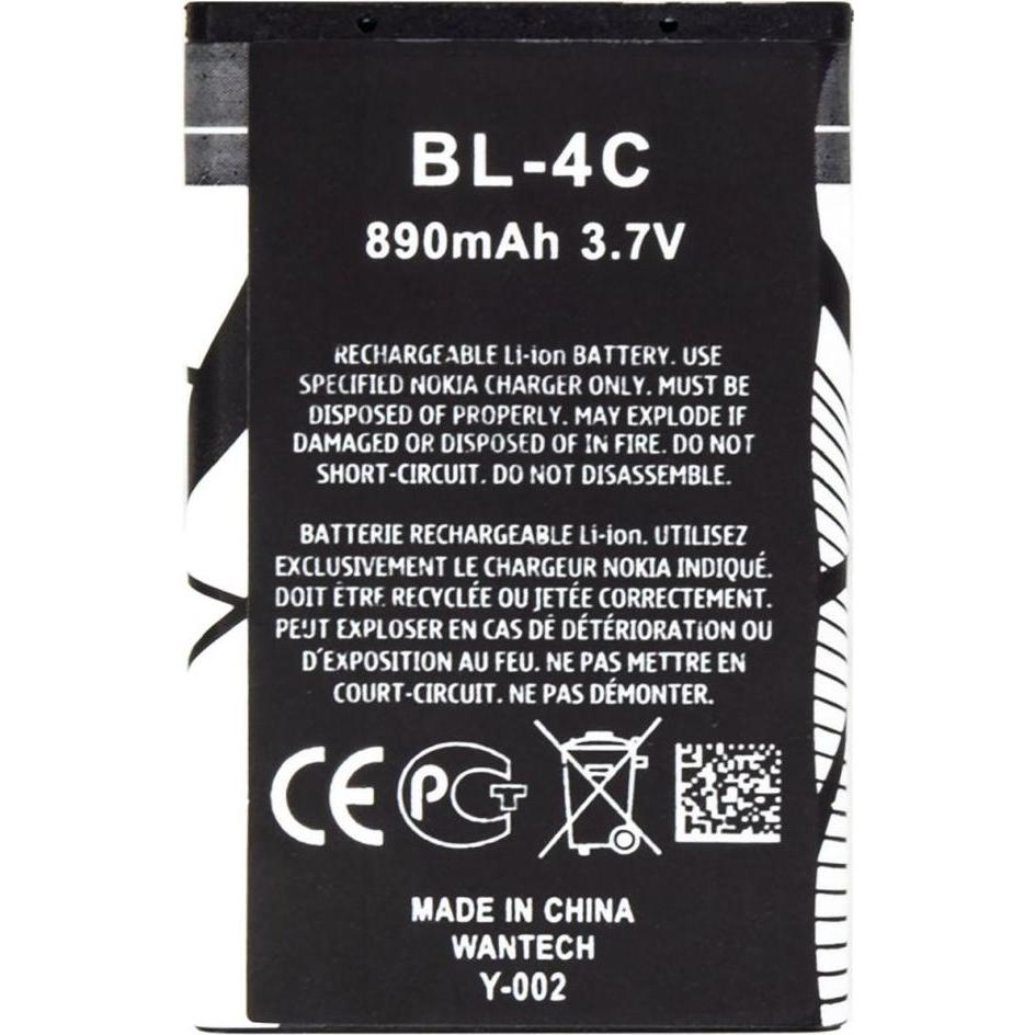 NoName Nokia BL-4C Baterie Li-Ion (OEM), Smartphone Akku