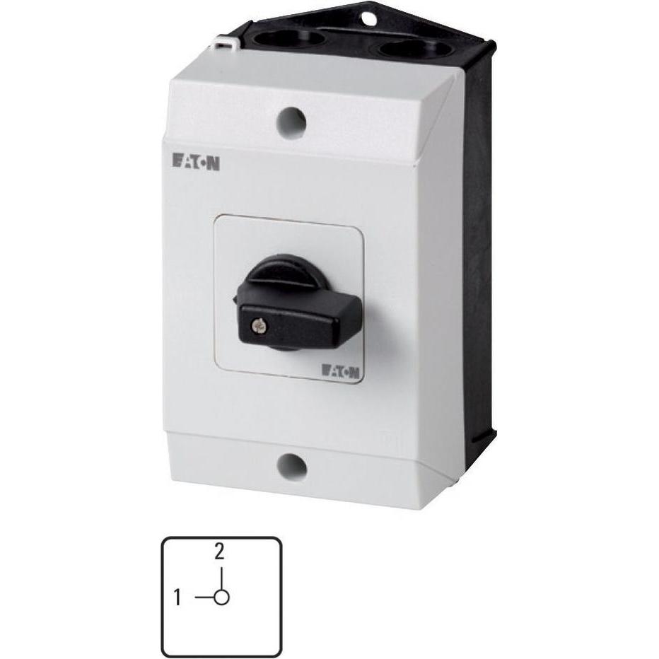 Eaton, Systemstromversorgung, Umschalter, T0, 20 A, Aufbau, 2 222605