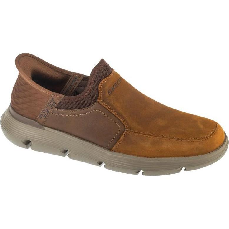 Skechers, Uomini, Mocassini, Slip-ins: Garza - Dorado Brown, Marrone, (46)