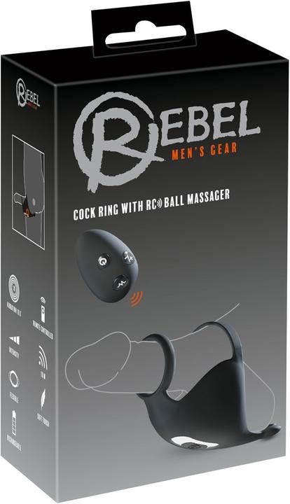 Actual product image Rebel Cock ring with RC Ball m (3.50 cm)