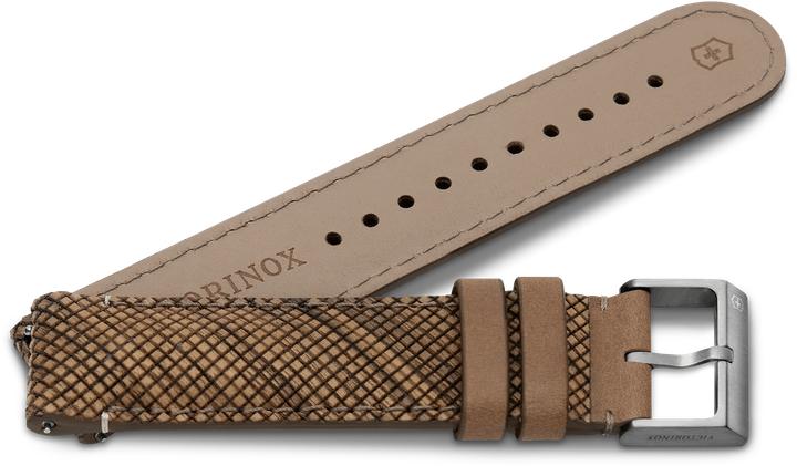Actual product image Victorinox Wood Strap D2-TI (21 mm, Leather, Titanium, Wood)