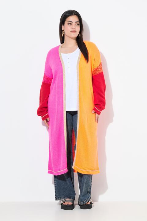 Produktbild Angel of Style Strickjacke, bequeme Passform, Colorblocking (56)