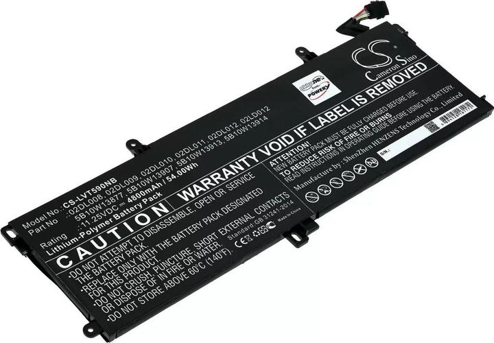 Actual product image AccuCell Battery Lenovo ThinkPad T15 Gen 1, T590-204n4002vge, type SB10K97646 etc. (4800 mAh)