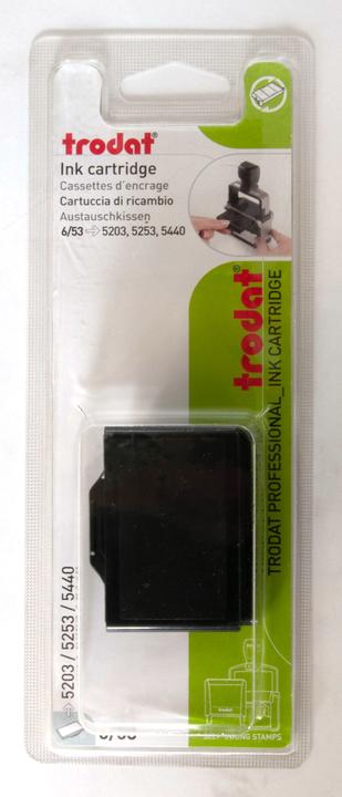 Produktbild Trodat Ersatzstempelkissen 6/53, schwarz, Doppelpack