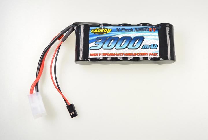 Produktbild Carson Racingpack NiMH-RX-Pack-6V-SubC3000mAh-TAM/JR (6 V, 3000 mAh)