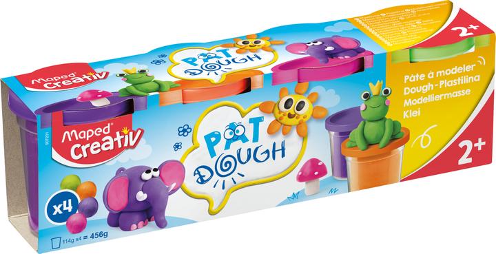 Actual product image Maped Creative Play Dough Set, 4 Fancy Colours, 456 g