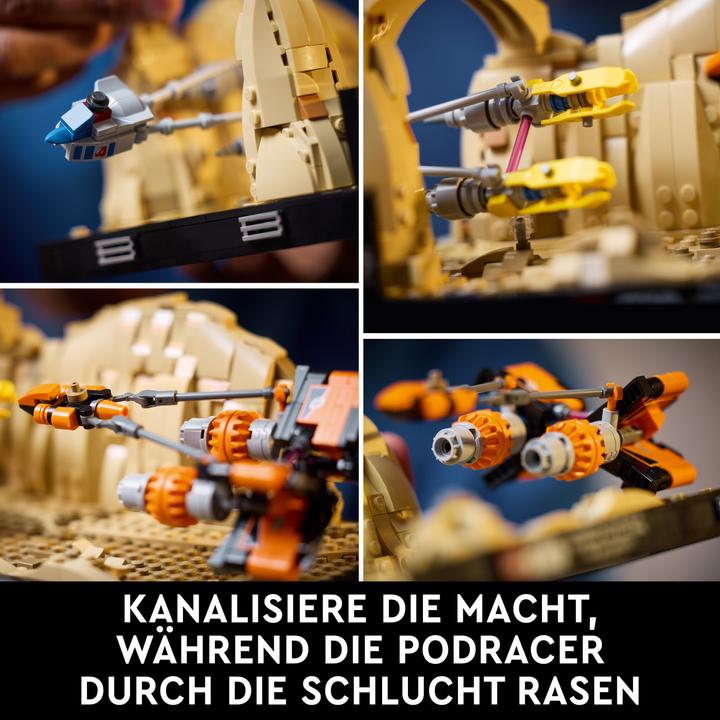 Produktbild LEGO Podrennen in Mos Espa – Diorama (75380, LEGO Star Wars)
