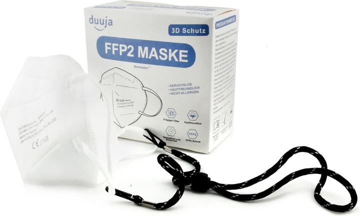 Produktbild Duuja FFP2 Maske Einmalmundschutz 20 Karton Sonnengelb (20 x)