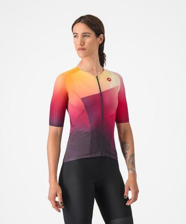 Ombre de nuit sombre, Vivid Orange-Bright Rose