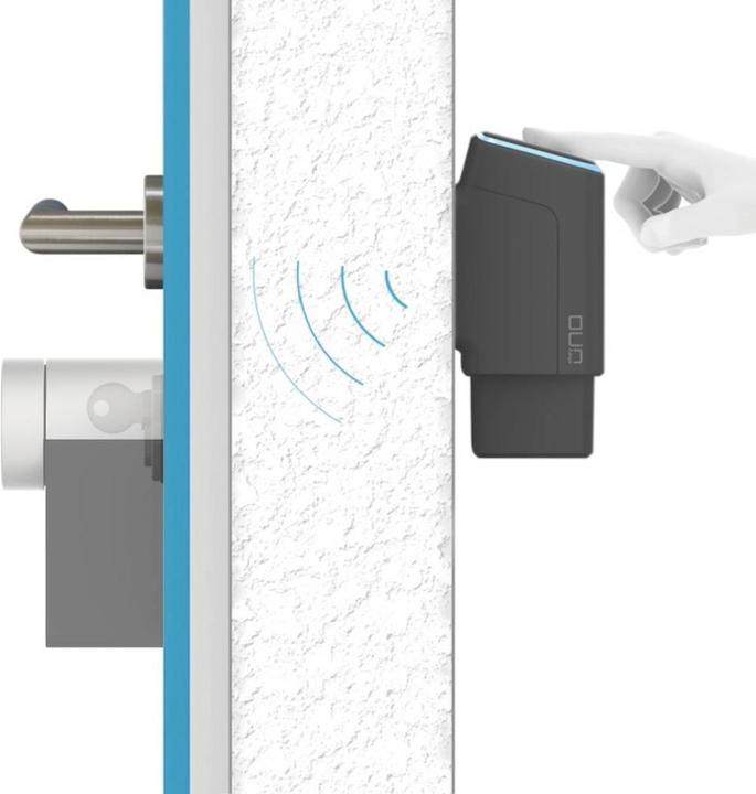 Actual product image Ekey UNO 200124 Fingerprint access system plus door lock drive surface-mounted 8.4 V