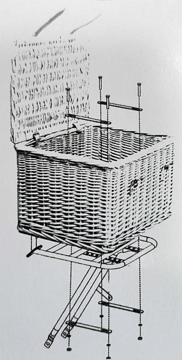 Produktbild Bycicle Gear Weidenkorb (30 l)