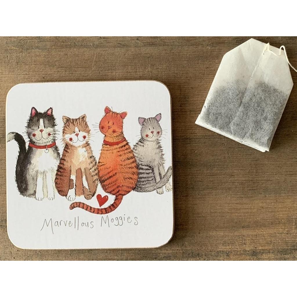 Teka, Sottobicchiere + Sottopentola, C73 Tassenunterlage 4 Katzen