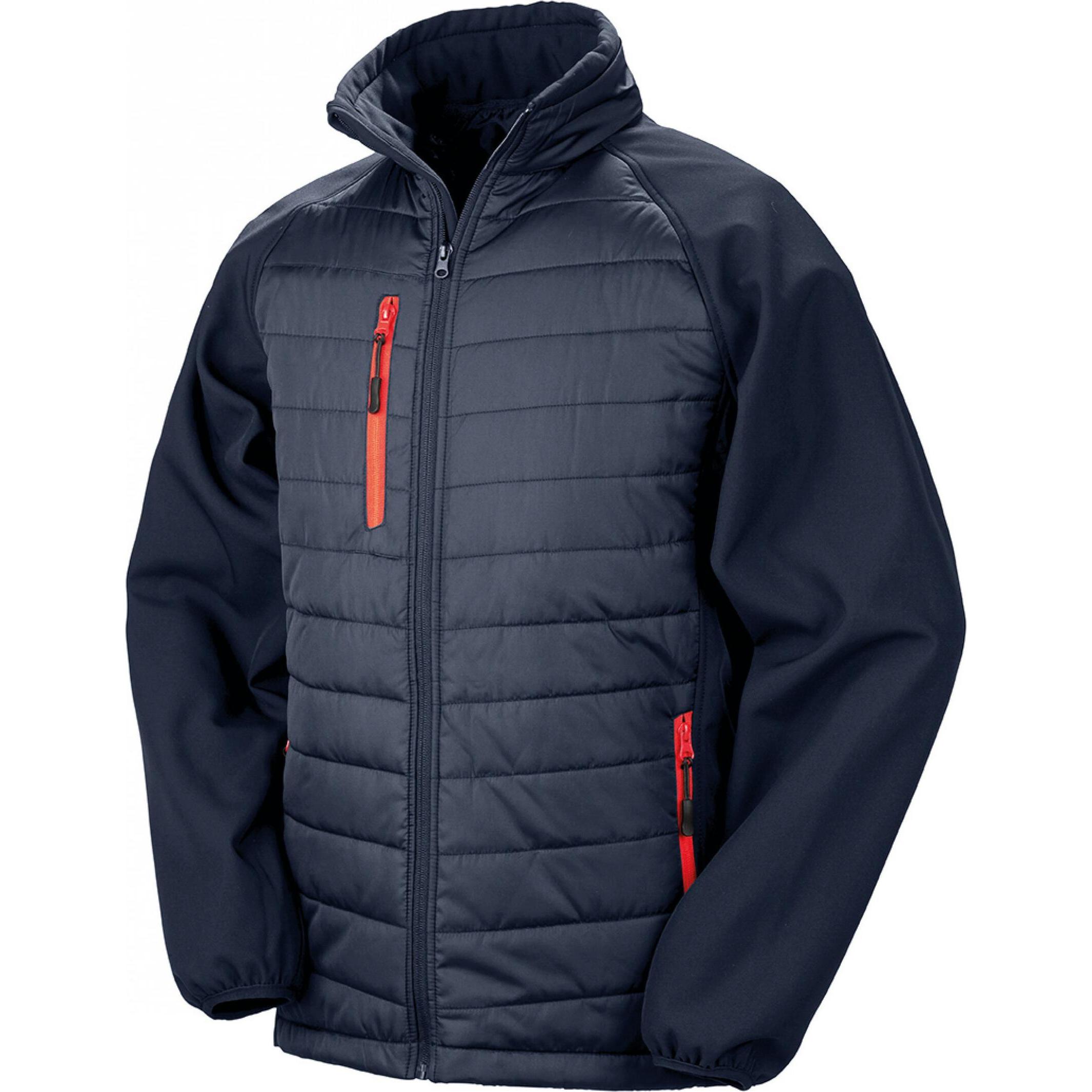 Regatta, Herren, Jacke, Softshell Black Compass Softshell (L), Blau, L