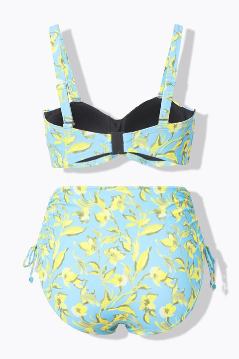 Actual product image Ulla Popken Floral Print Bikini Set (46)