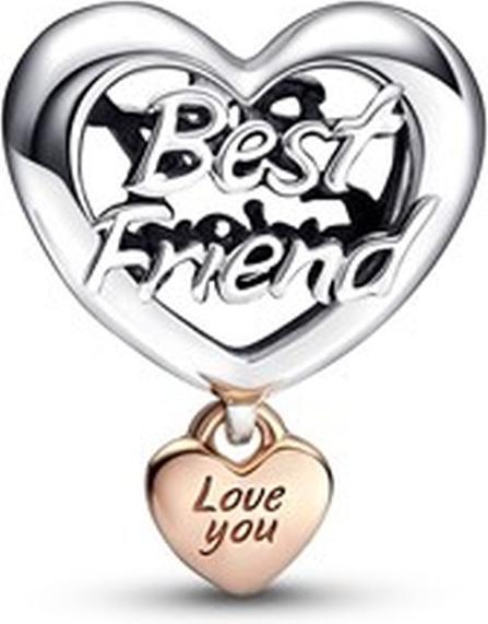 Immagine prodotto Pandora Ti amo migliore amico (Argento 925 con placcatura in oro rosa 14 carati)