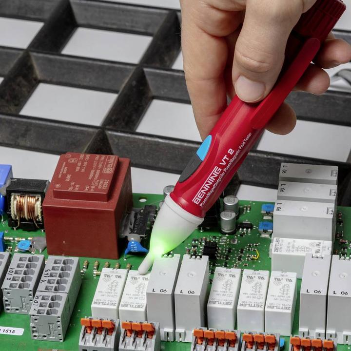 Immagine prodotto Benning Tester di tensione senza contatto Tester di fase e di campo magnetico (CAT III 1000V, CAT IV 600V)