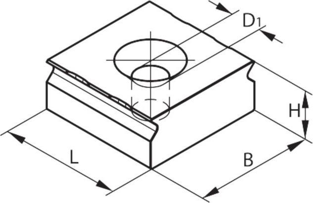 Actual product image Mitee-Bite Ultra clamping claw, angular