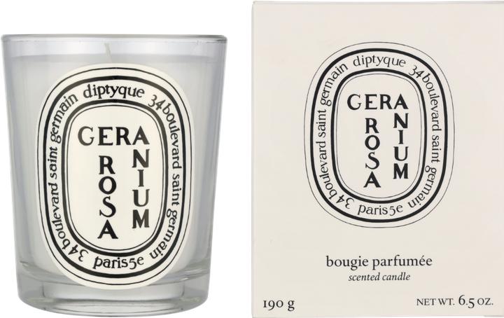 Actual product image Diptyque Scented candle in a jar Geranium Pink (190 g)