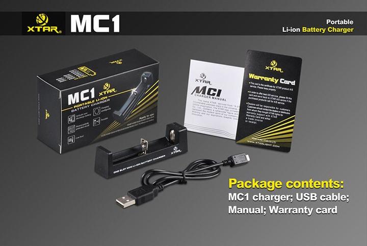 Produktbild Xtar MC1 Ladegerät (1 Stk., Ladegerät ohne Akku)