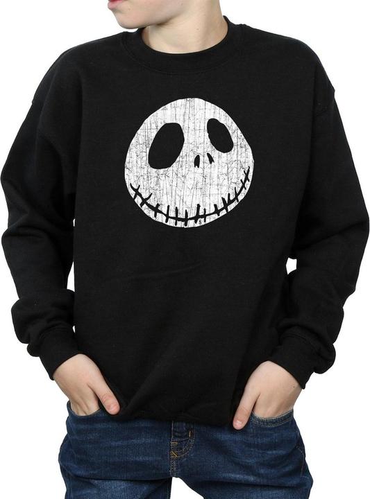 Produktbild Disney Nightmare Before Christmas Jack Cracked Face Sweatshirt Jungen (152, 158)