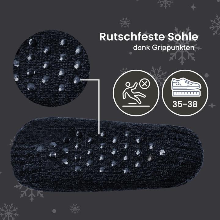 Actual product image Hermex Slippers size 35-38 winter socks cosy socks fuzzy socks slippers (35, 36, 37, 38)