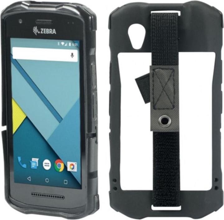 Mobilis 052046, Mantelhülle, Schwarz, Zebra, TC51/52/56/57, 44 g