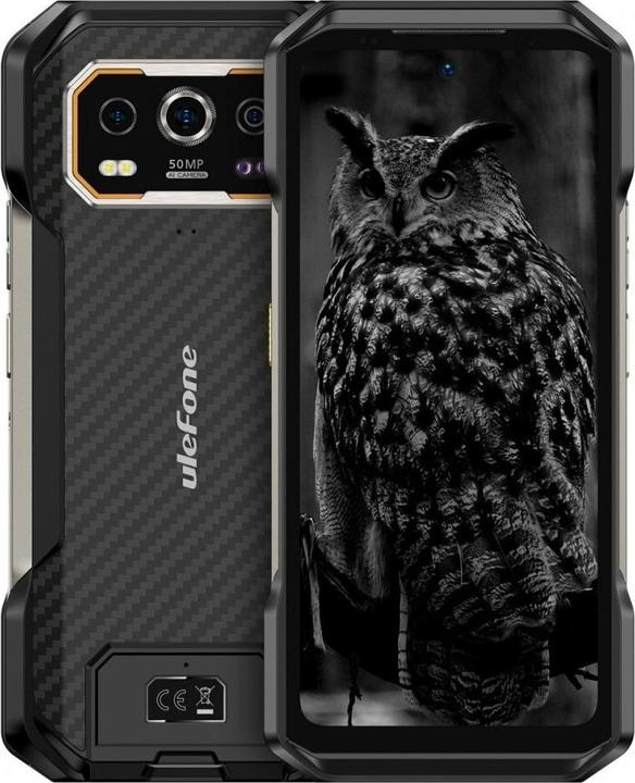Productafbeelding Ulefone Smartphone Armor 27 4G LTE 12GB/256GB (schwarz) ohne Ladegerät (256 GB, Zwart, 6.78", Dubbele SIM, 4G)