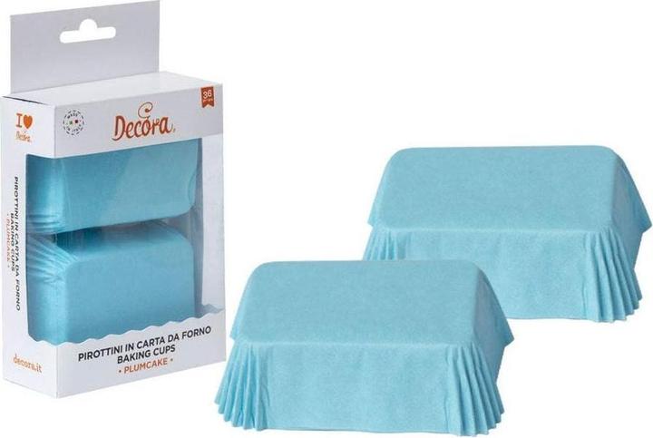 Produktbild Decora Mini-Cake-Backform 36 Stück, Hellblau (5 cm)