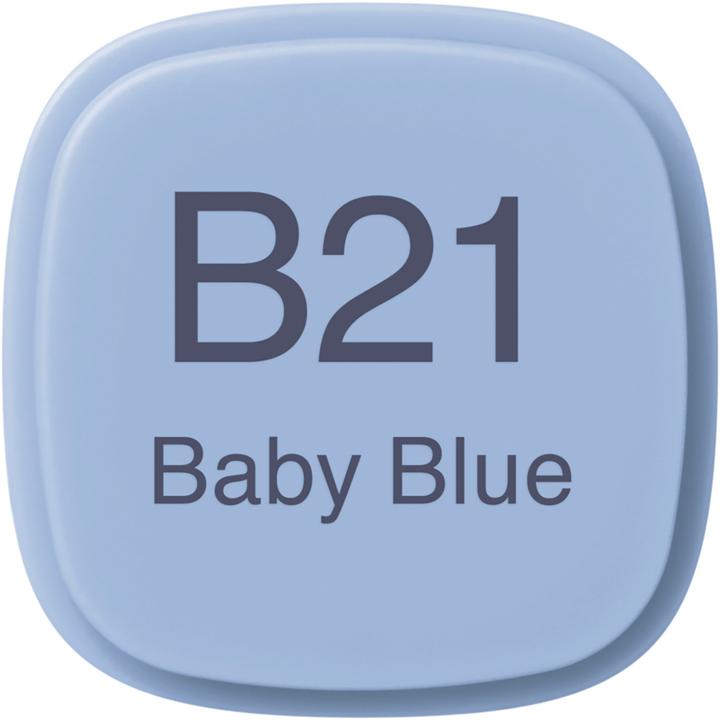 Actual product image Copic Graphic marker Classic type B - 21 (B21 - Baby Blue, 1 x)