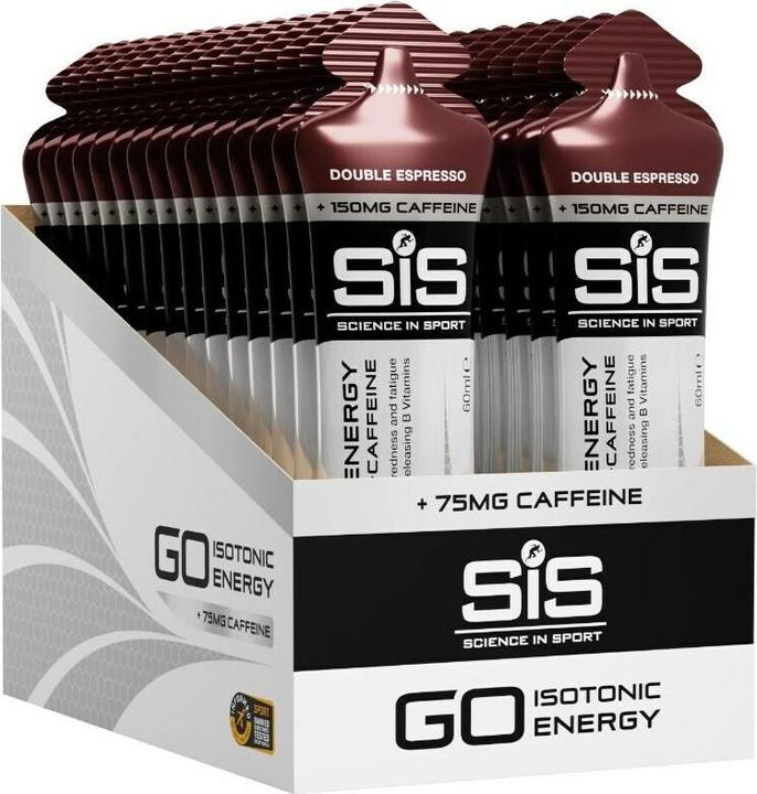 SIS GO Energy + Caffeine Gels (Kaffee, 30 Stk., 1800 g)