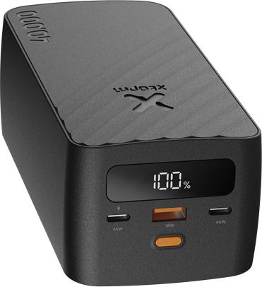 Produktbild Xtorm 45W, 2x USB-C, 1x USB-A Powerbank Go2 Series Charcoal Black (40000 mAh, 45 W)