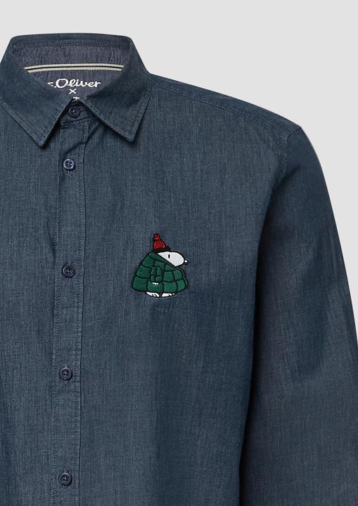 Immagine prodotto s.Oliver Hemd Regular Fit: Hemd mit Peanuts®-Motiv (M)