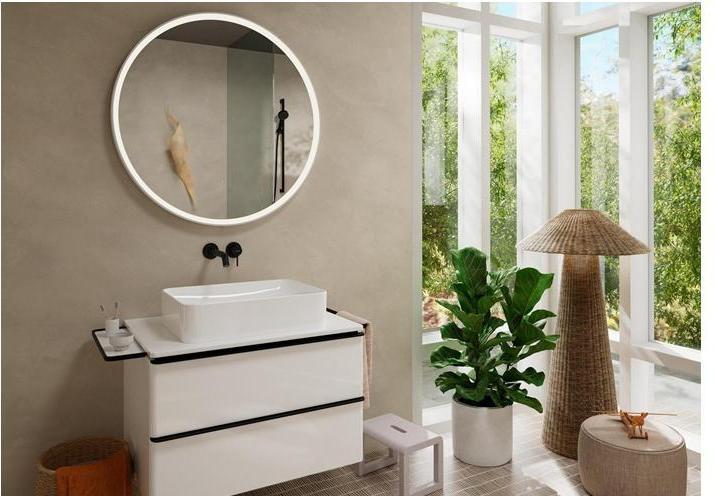 Produktbild hansgrohe Tecturis S Einhebel-Waschtischarmatur Unterputz für Wandmontage, Ausladung 225 mm, 733