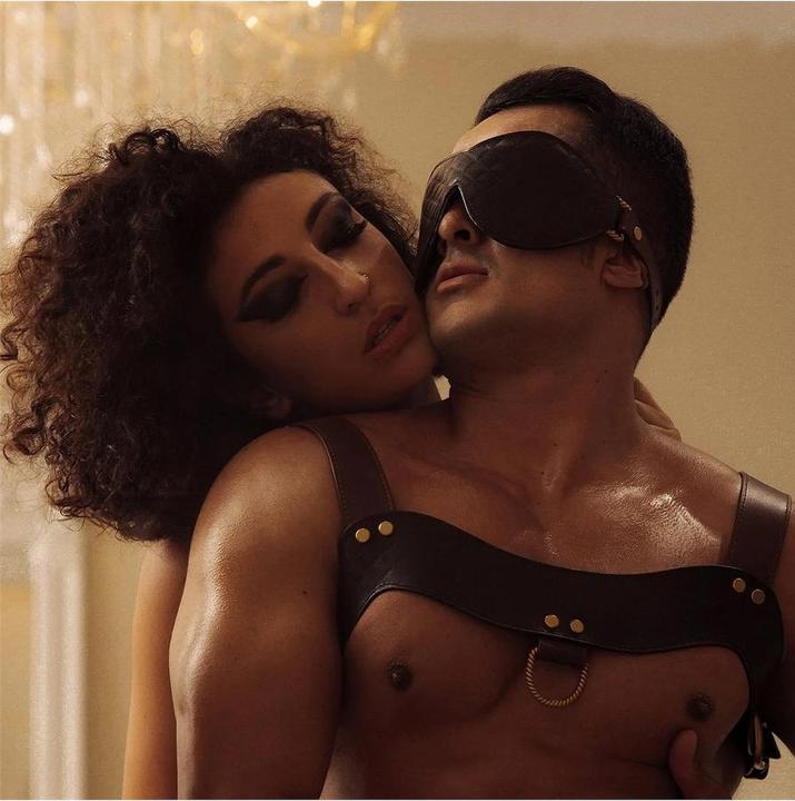 Produktbild Liebe Seele Augenbinde aus Leder