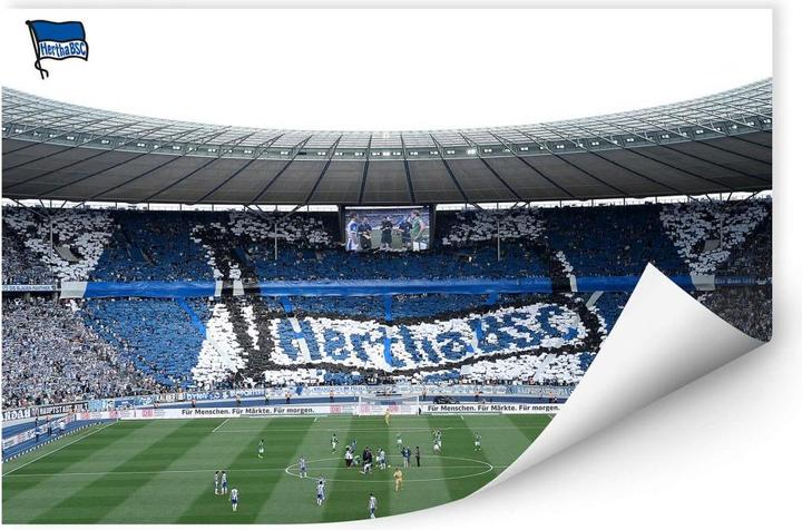 Actual product image Hertha BSC Start of the game in the stadium (60 x 40 cm)